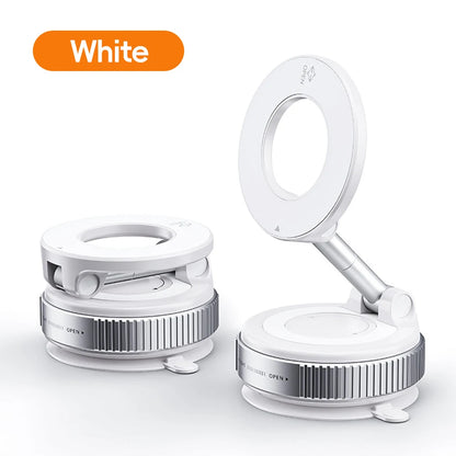 360 Degree Rotating Vacuum Suction Cup Magnetic Phone Holder Foldable Portable Car Desktop Holder