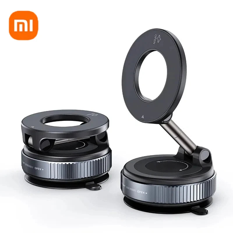 Xiaomi K007 Magnetic Suction Cup Phone Mount Vacuum Magnetic Car Phone Holder Mount with 360° Metal Strut for Iphone Samsung Hot