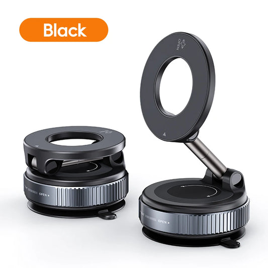 360 Degree Rotating Vacuum Suction Cup Magnetic Phone Holder Foldable Portable Car Desktop Holder